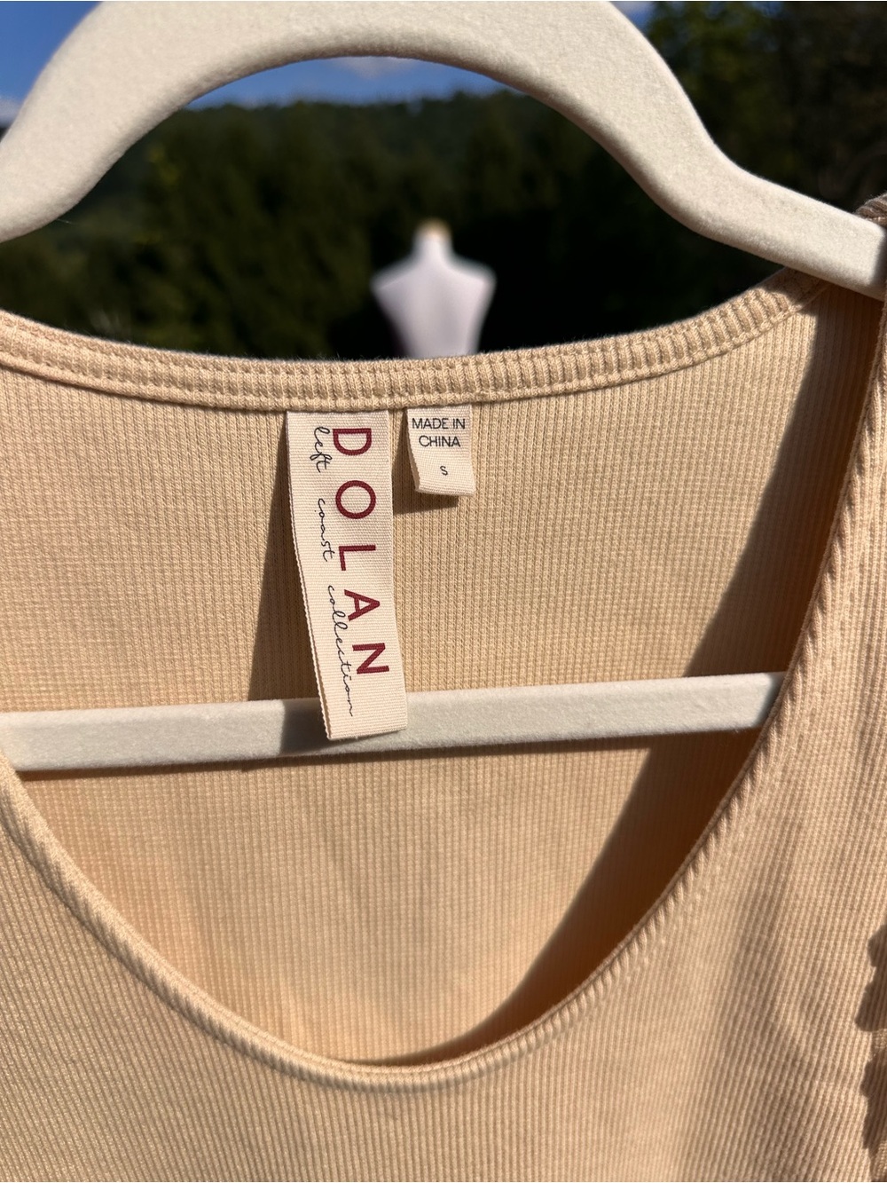 dolan Anthropologie Cream Ruffle-Sleeve Knit Tee - Picture 5 of 6